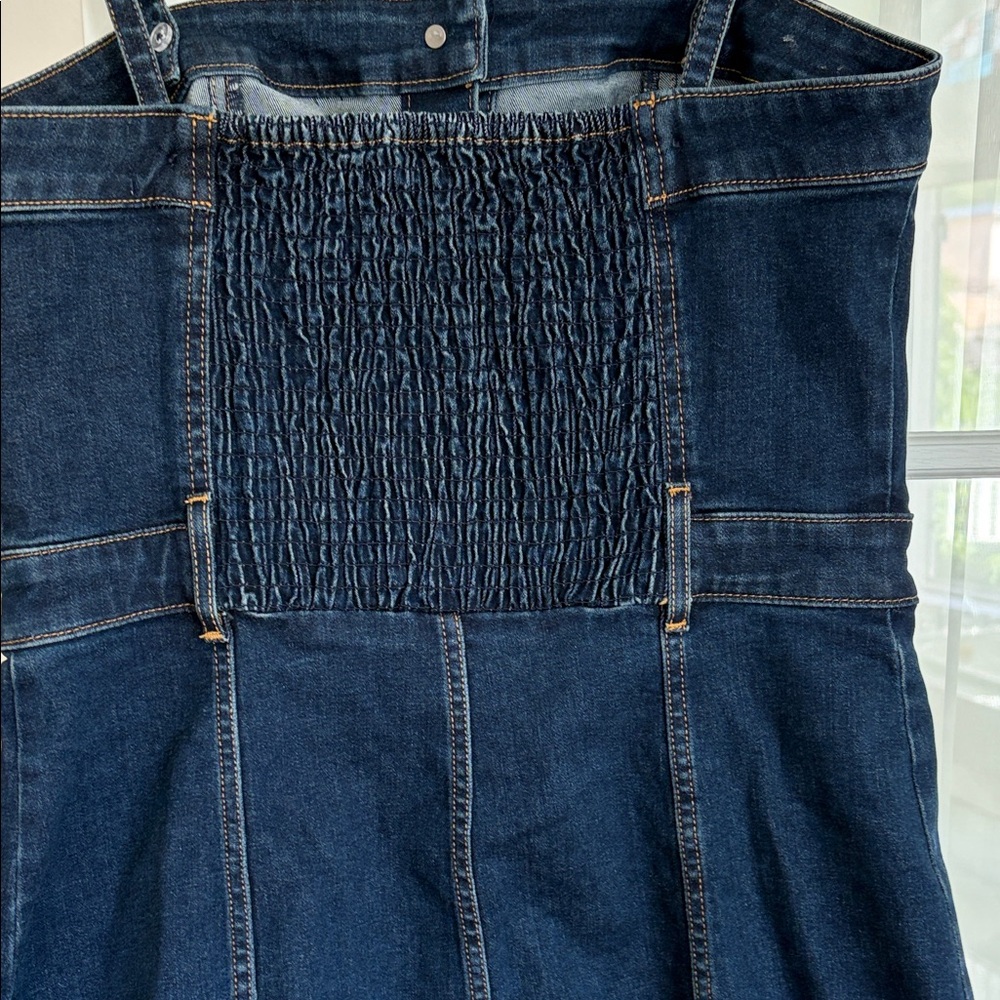 Levi's Strapless Dark Indigo Denim Dress - Picture 7 of 12